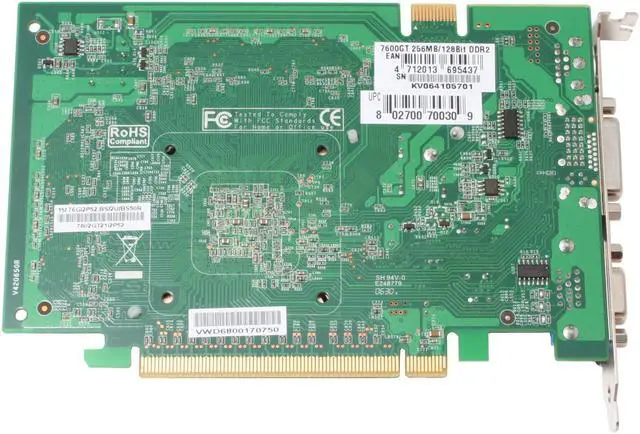 Alt view image 5 of 8 - BIOSTAR GeForce 7600GT 256MB GDDR2 PCI Express x16 Graphics Card V7602GT21