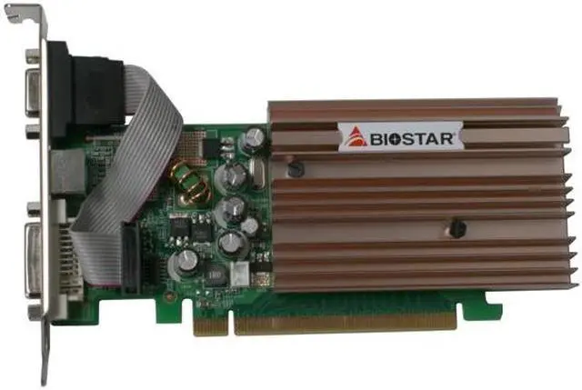 Alt view image 3 of 6 - BIOSTAR GeForce 8400 GS 256MB GDDR2 PCI Express x16 Graphics Card V8402GL26