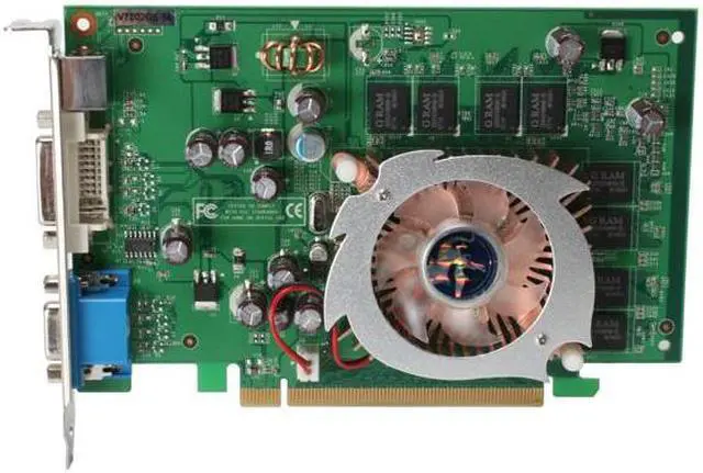 Alt view image 3 of 6 - BIOSTAR V7202GS56 GeForce 7200GS 512MB 64-bit GDDR2 PCI Express x16 Video Card