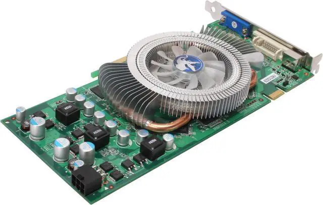 Alt view image 5 of 6 - BIOSTAR GeForce 9600 GSO 384MB GDDR3 PCI Express 2.0 x16 SLI Support Graphics Card V9603GS39