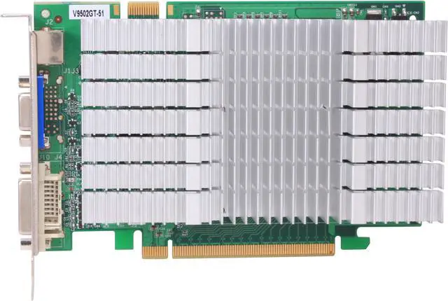 Alt view image 3 of 5 - BIOSTAR GeForce 9500 GT 512MB GDDR2 PCI Express 2.0 x16 SLI Support Graphics Card V9502GT51