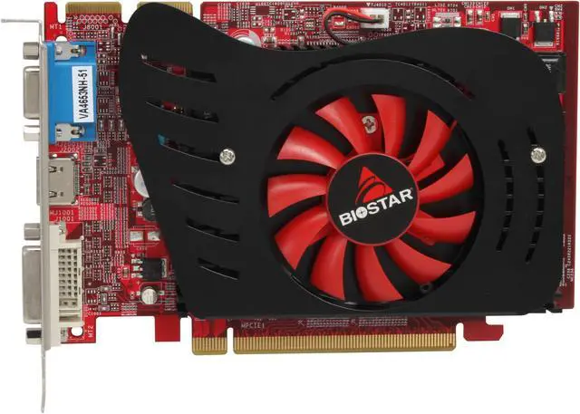 Alt view image 3 of 5 - BIOSTAR Radeon HD 4650 512MB GDDR3 PCI Express 2.0 x16 CrossFireX Support Graphics Card VA4653NH51