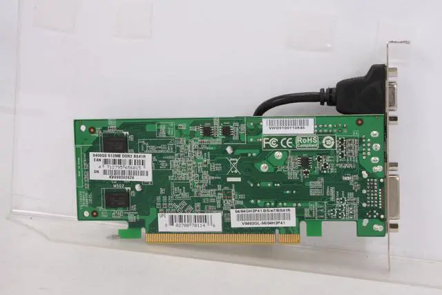 Alt view image 4 of 5 - BIOSTAR GeForce 8400 GS 512MB GDDR2 PCI Express 2.0 x16 Graphics Card V8402GL56