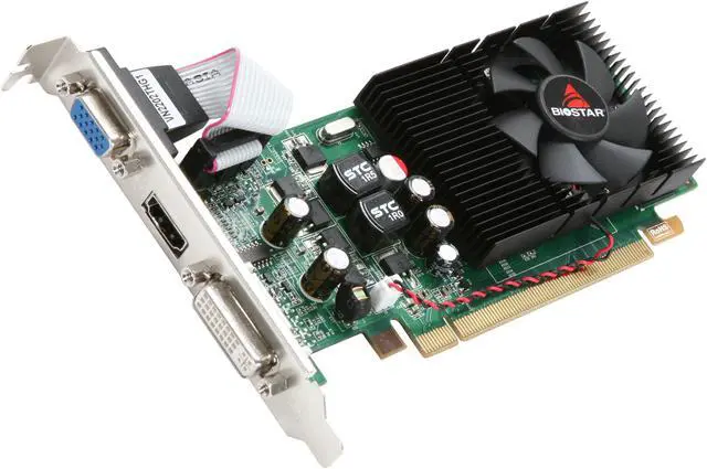 Main image of BIOSTAR GeForce GT 220 1GB DDR2 PCI Express 2.0 x16 Low Profile Graphics Card VN2202THG1