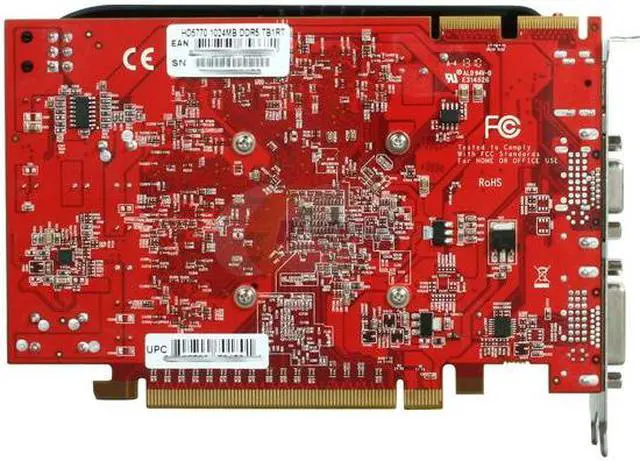 Alt view image 4 of 6 - BIOSTAR Radeon HD 5770 1GB DDR5 PCI Express 2.0 x16 CrossFireX Support Graphics Card VA5775NHG1
