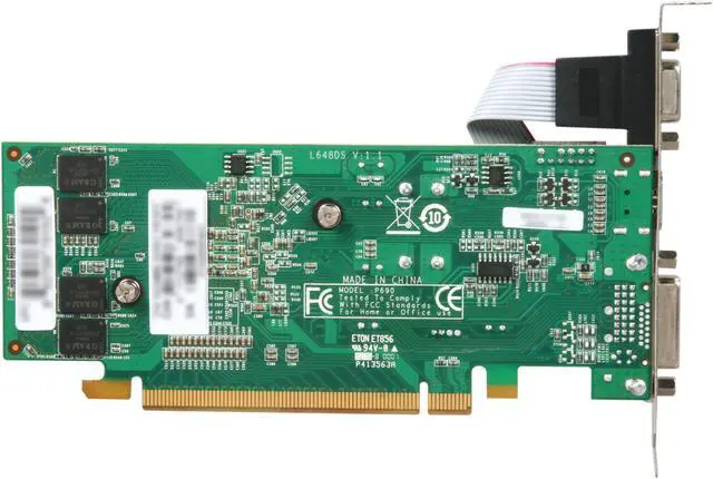 Alt view image 4 of 5 - BIOSTAR GeForce 210 1GB DDR3 PCI Express 2.0 x16 Low Profile Graphics Card VN2103NHG6