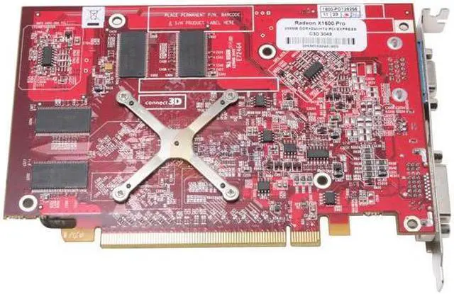 Alt view image 4 of 6 - connect3D Radeon X1600PRO 256MB DDR PCI Express x16 Graphics Card 3049