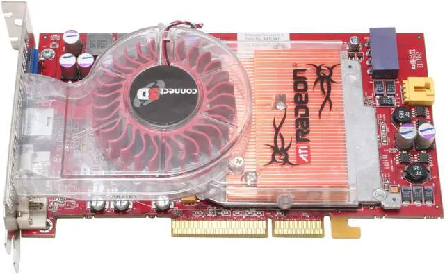 Alt view image 3 of 7 - connect3D Radeon X850PRO 256MB GDDR3 AGP 4X/8X Graphics Card 6071