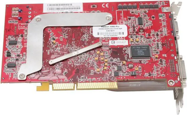 Alt view image 5 of 7 - connect3D Radeon X850PRO 256MB GDDR3 AGP 4X/8X Graphics Card 6071