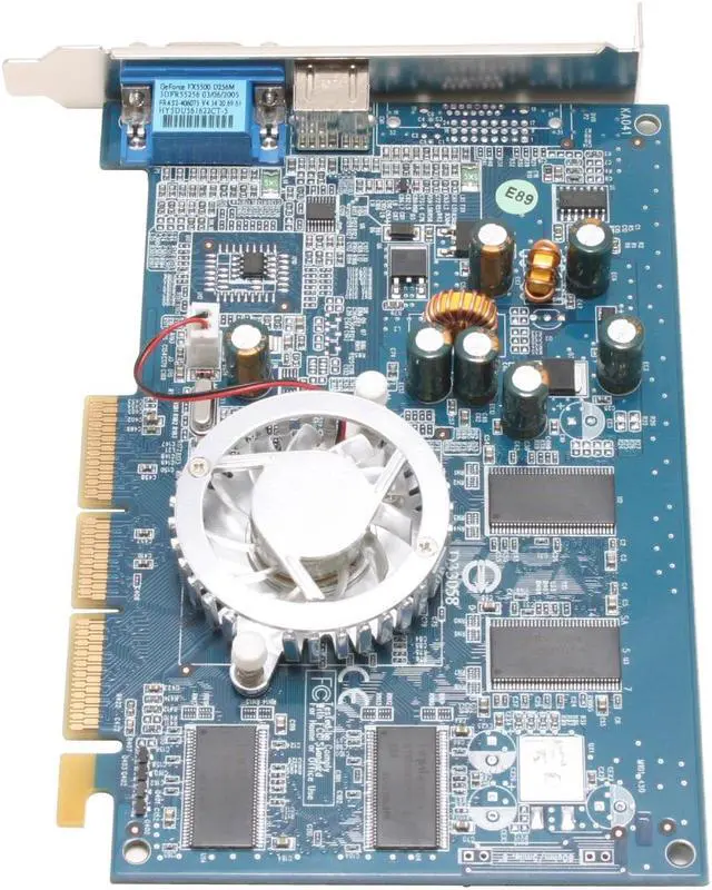 Alt view image 2 of 5 - 3D Fuzion GeForce FX 5500 256MB DDR AGP 4X/8X Graphics Card 3DFR55256