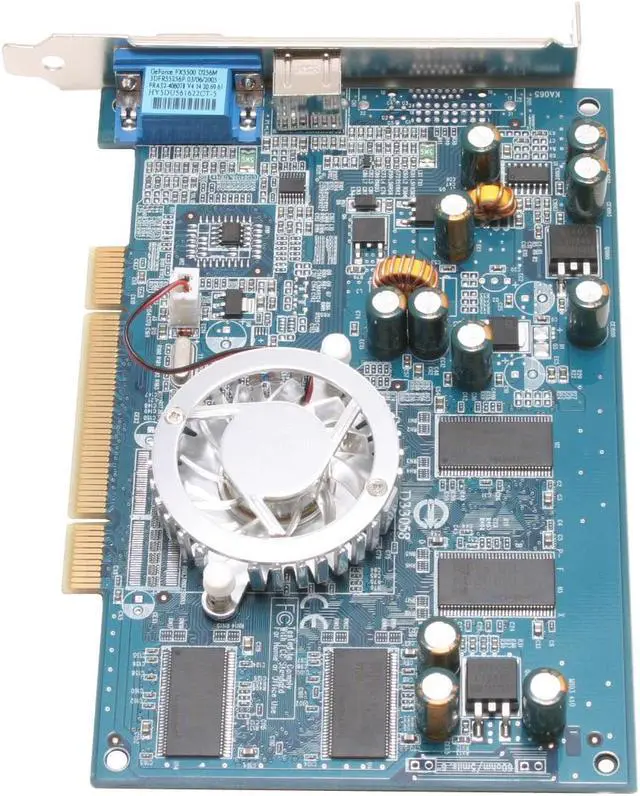 Alt view image 2 of 11 - 3D Fuzion GeForce FX 5500 256MB DDR PCI Graphics Card 3DFR55256P