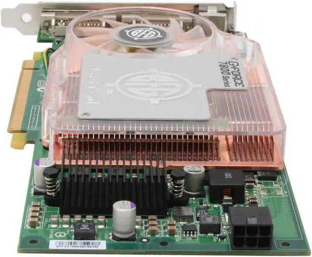 Alt view image 3 of 8 - BFG Tech GeForce 7800GTX 256MB GDDR3 PCI Express x16 SLI Support Graphics Card BFGR78256GTXOC