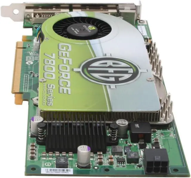 Alt view image 2 of 7 - BFG Tech GeForce 7800GTX 256MB GDDR3 PCI Express x16 SLI Support Graphics Card BFGR78256GTXCOD2