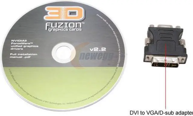 Alt view image 4 of 5 - 3D Fuzion GeForce 6200LE TC 256MB(128MB on Board) DDR PCI Express x16 Graphics Card 3DFR6200LEE