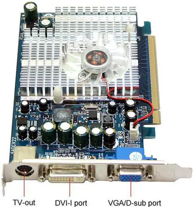 Alt view image 2 of 6 - 3D Fuzion GeForce 6600 256MB DDR PCI Express x16 SLI Support Graphics Card 3DFR66256X - OEM
