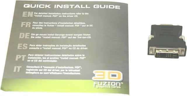 Alt view image 5 of 6 - 3D Fuzion GeForce 6600 256MB DDR PCI Express x16 SLI Support Graphics Card 3DFR66256X - OEM