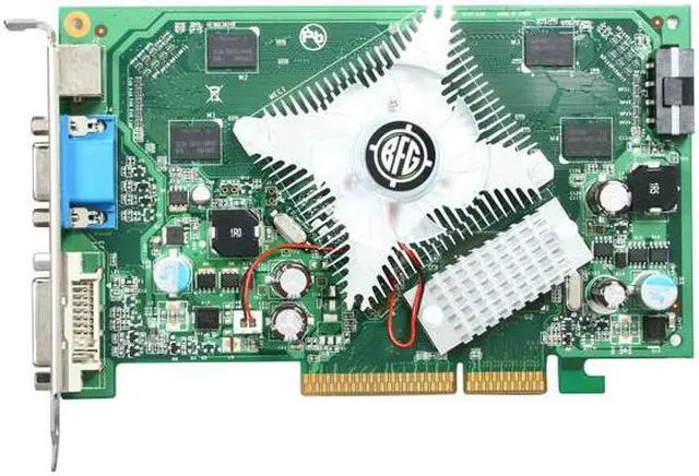 Alt view image 3 of 6 - BFG Tech GeForce 7600GS 512MB GDDR2 AGP 4X/8X Graphics Card BFGR76512GSOC