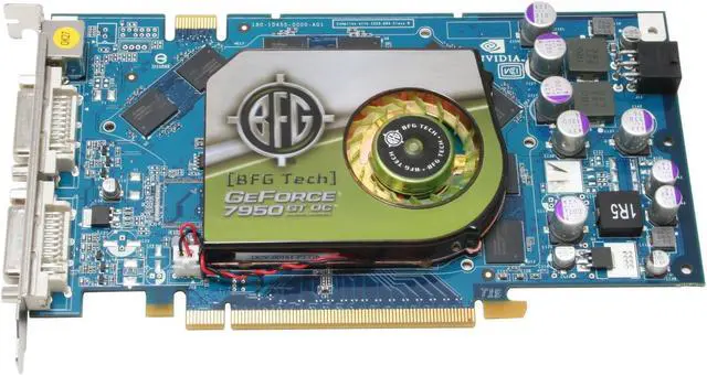 Alt view image 2 of 6 - BFG Tech GeForce 7950GT 512MB GDDR3 PCI Express x16 SLI Support Graphics Card BFGR7950512GTOCE