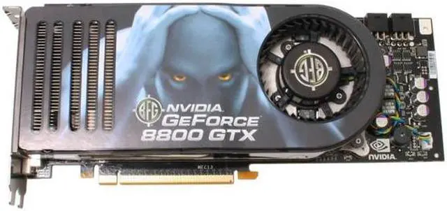 Alt view image 3 of 9 - BFG Tech GeForce 8800 GTX 768MB GDDR3 PCI Express x16 SLI Support Graphics Card BFGR88768GTXE