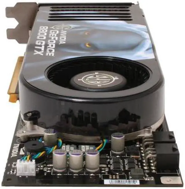Alt view image 4 of 9 - BFG Tech GeForce 8800 GTX 768MB GDDR3 PCI Express x16 SLI Support Graphics Card BFGR88768GTXE