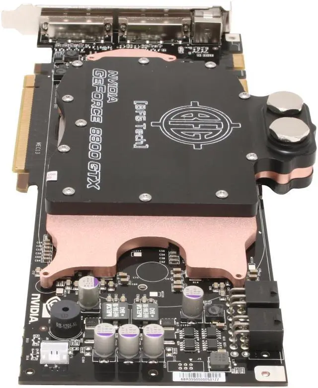 Alt view image 5 of 8 - BFG Tech GeForce 8800 GTX 768MB GDDR3 PCI Express x16 SLI Support Graphics Card BFGR88768GTXWC25E