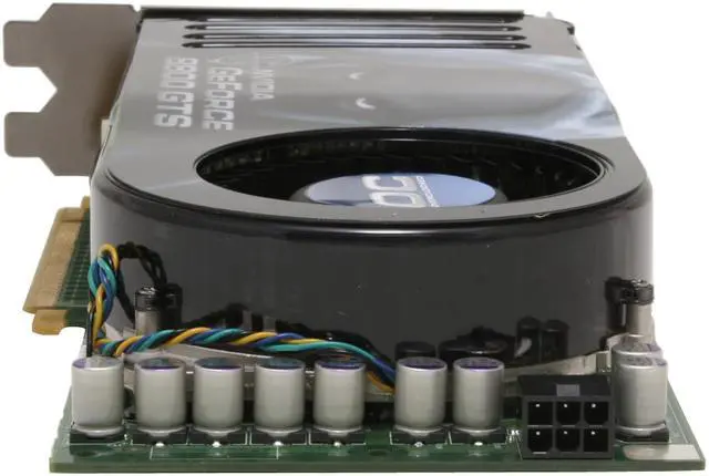 Alt view image 3 of 7 - BFG Tech GeForce 8800 GTS 640MB GDDR3 PCI Express x16 SLI Support Graphics Card BFGR88640GTSOCE