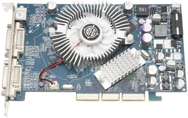 Alt view image 3 of 7 - BFG Tech GeForce 6600GT 128MB GDDR3 AGP 4X/8X Graphics Card BFGW6600GTOC - OEM