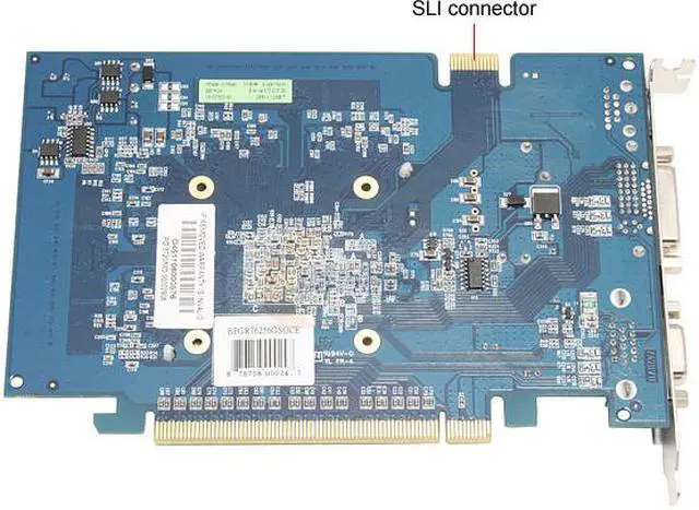 Alt view image 4 of 6 - BFG Tech GeForce 7600GS 256MB GDDR2 PCI Express x16 SLI Support Graphics Card BFGR76256GSOCE