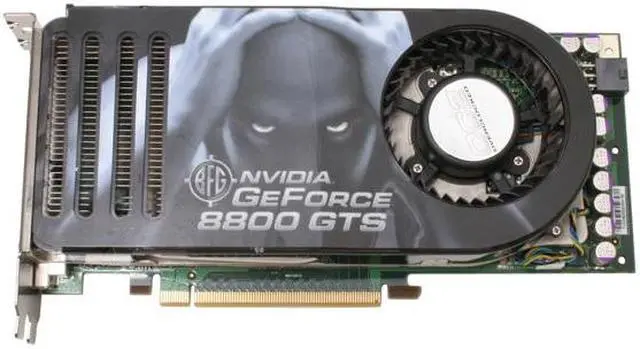 Alt view image 3 of 8 - BFG Tech GeForce 8800 GTS 320MB GDDR3 PCI Express x16 SLI Support Graphics Card BFGR88320GTSOC2E