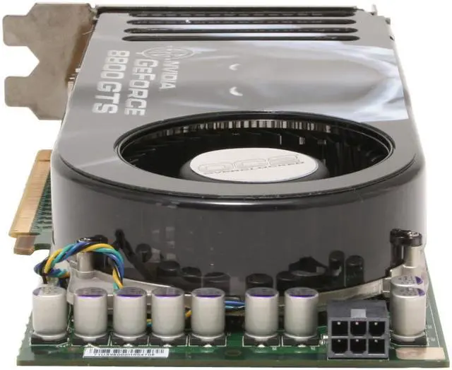 Alt view image 4 of 8 - BFG Tech GeForce 8800 GTS 320MB GDDR3 PCI Express x16 SLI Support Graphics Card BFGR88320GTSOC2E