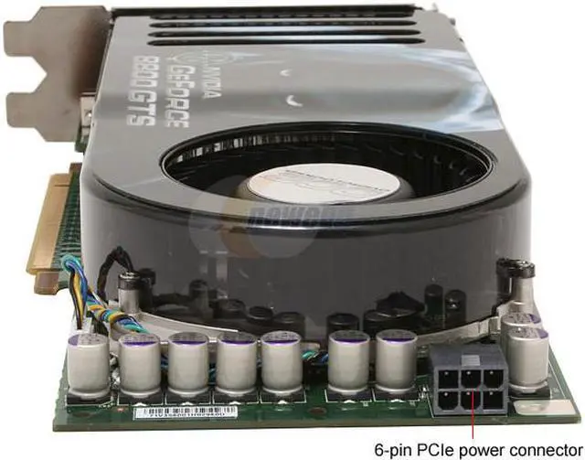 Alt view image 4 of 8 - BFG Tech GeForce 8800 GTS 640MB GDDR3 PCI Express x16 SLI Support Graphics Card BFGR88640GTSOC2E