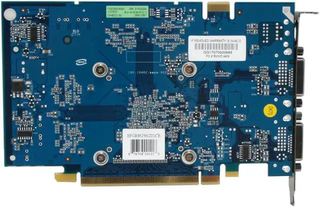 Alt view image 4 of 8 - BFG Tech GeForce 8600 GT 256MB GDDR3 PCI Express x16 SLI Support Graphics Card BFGE86256GTOCE