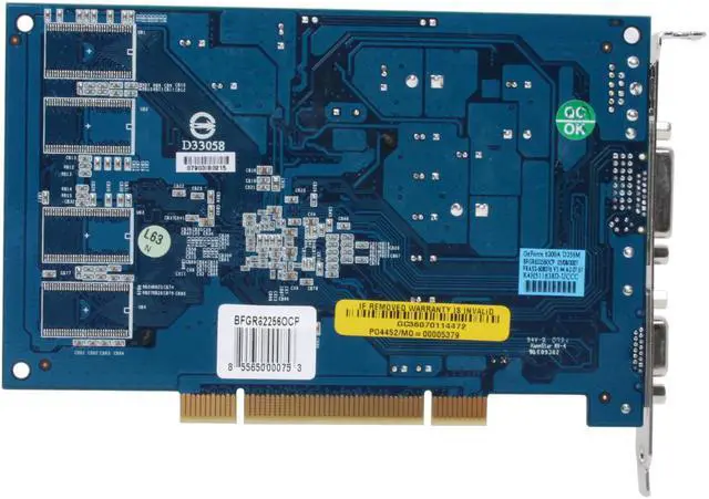 Alt view image 4 of 6 - BFG Tech GeForce 6200 256MB DDR PCI Graphics Card BFGR62256OCP