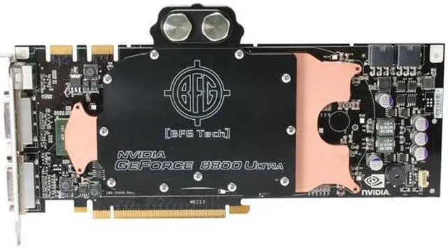 Alt view image 3 of 4 - BFG Tech GeForce 8800 Ultra 768MB GDDR3 PCI Express x16 SLI Support Graphics Card BFGE88768UWCE