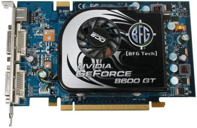 Alt view image 3 of 4 - BFG Tech GeForce 8600 GT 256MB GDDR3 PCI Express x16 SLI Support Graphics Card BFGE86256GTOC2FE