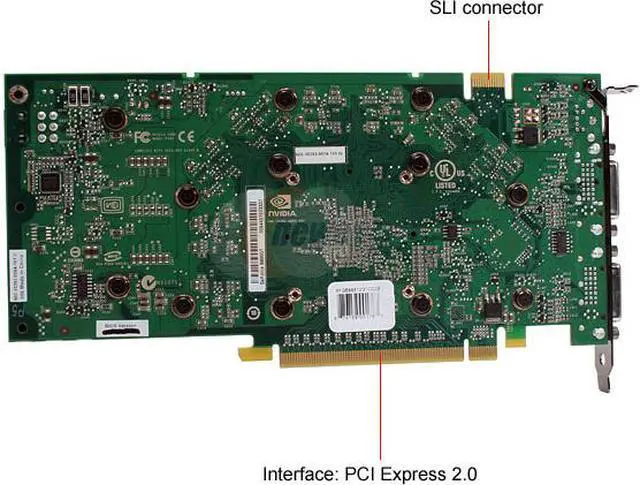 Alt view image 4 of 7 - BFG Tech GeForce 8800 GT 512MB GDDR3 PCI Express 2.0 x16 SLI Support Graphics Card BFGE88512GTOC2E