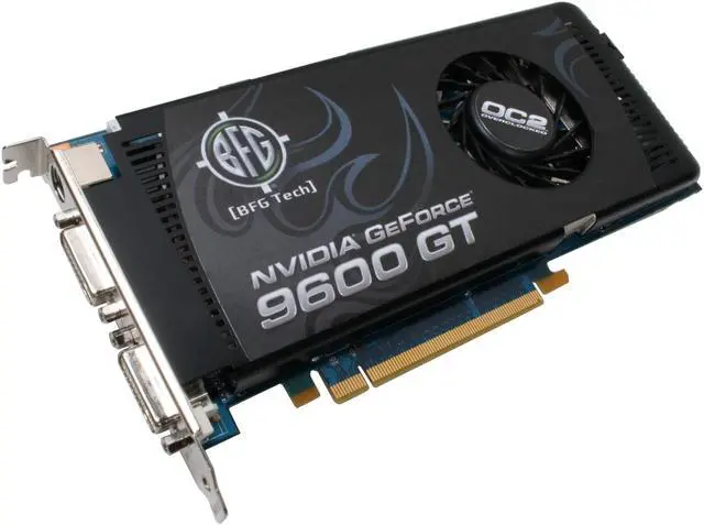 Main image of BFG Tech GeForce 9600 GT 512MB GDDR3 PCI Express 2.0 x16 SLI Support Graphics Card BFGE96512GTOC2E