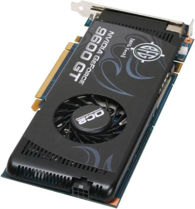 Alt view image 5 of 8 - BFG Tech GeForce 9600 GT 512MB GDDR3 PCI Express 2.0 x16 SLI Support Graphics Card BFGE96512GTOC2E