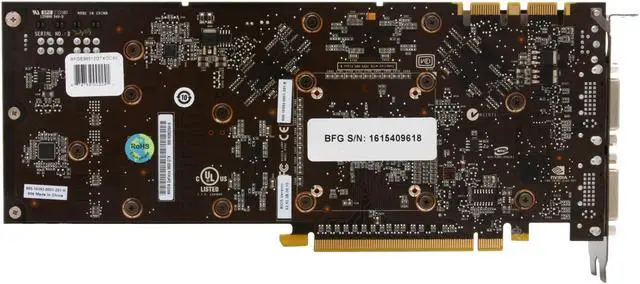Alt view image 4 of 8 - BFG Tech GeForce 9800 GTX 512MB GDDR3 PCI Express 2.0 x16 SLI Support Graphics Card BFGE98512GTXOCXE