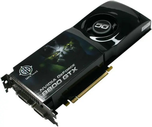 Main image of BFG Tech GeForce 9800 GTX 512MB GDDR3 PCI Express 2.0 x16 SLI Support Graphics Card BFGE98512GTXOCE