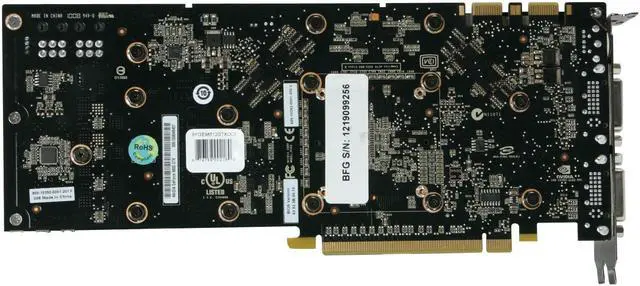 Alt view image 4 of 6 - BFG Tech GeForce 9800 GTX 512MB GDDR3 PCI Express 2.0 x16 SLI Support Graphics Card BFGE98512GTXOCE