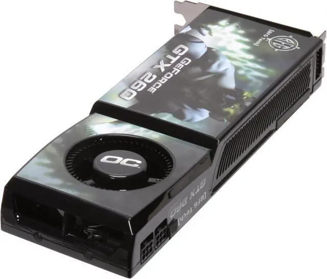 Alt view image 5 of 6 - BFG Tech GeForce GTX 260 896MB GDDR3 PCI Express 2.0 x16 SLI Support Graphics Card BFGEGTX260896OCE
