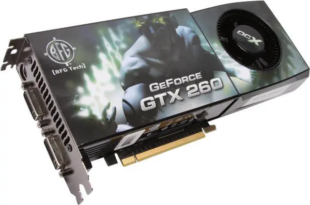 Main image of BFG Tech GeForce GTX 260 896MB GDDR3 PCI Express 2.0 x16 SLI Support Graphics Card BFGEGTX260896OCXE