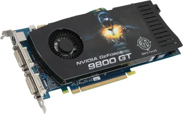 Main image of BFG Tech GeForce 9800 GT 512MB GDDR3 PCI Express 2.0 x16 SLI Support Graphics Card BFGE98512GTE