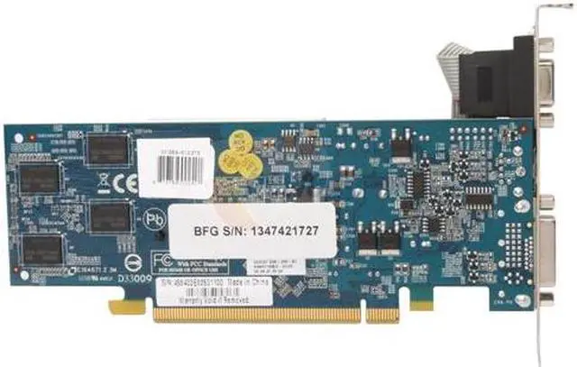 Alt view image 4 of 5 - BFG Tech GeForce 9400 GT 512MB GDDR2 PCI Express 2.0 x16 Graphics Card BFGE94512GTE