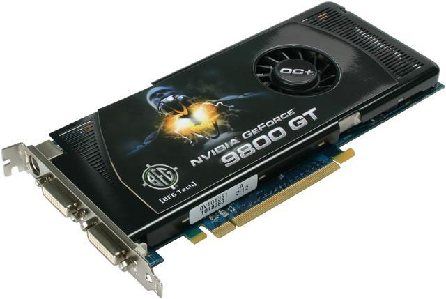 Main image of BFG Tech GeForce 9800 GT 512MB GDDR3 PCI Express 2.0 x16 SLI Support Graphics Card BFGE98512GTOCPE