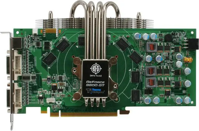 Alt view image 3 of 6 - BFG Tech BFGE98512GTHE GeForce 9800 GT Passive Cooling 512MB 256-bit GDDR3 PCI Express 2.0 x16 HDCP Ready SLI Supported Video Card