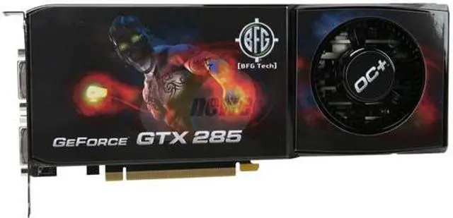 Alt view image 3 of 6 - BFG Tech GeForce GTX 285 1GB GDDR3 PCI Express 2.0 x16 SLI Support Graphics Card BFGEGTX2851024OCPE