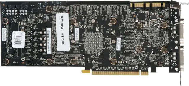 Alt view image 4 of 6 - BFG Tech GeForce GTX 285 1GB GDDR3 PCI Express 2.0 x16 SLI Support Graphics Card BFGEGTX2851024OCPE