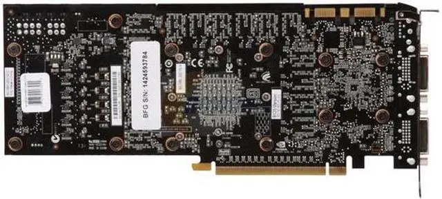 Alt view image 4 of 6 - BFG Tech GeForce GTX 285 1GB GDDR3 PCI Express 2.0 x16 SLI Support Graphics Card BFGEGTX2851024OCXE